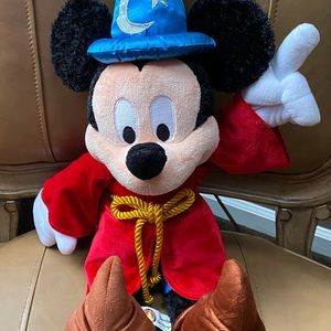 🎩Sorcerer Mickey Mouse Plush Medium 22 1/2"🎩